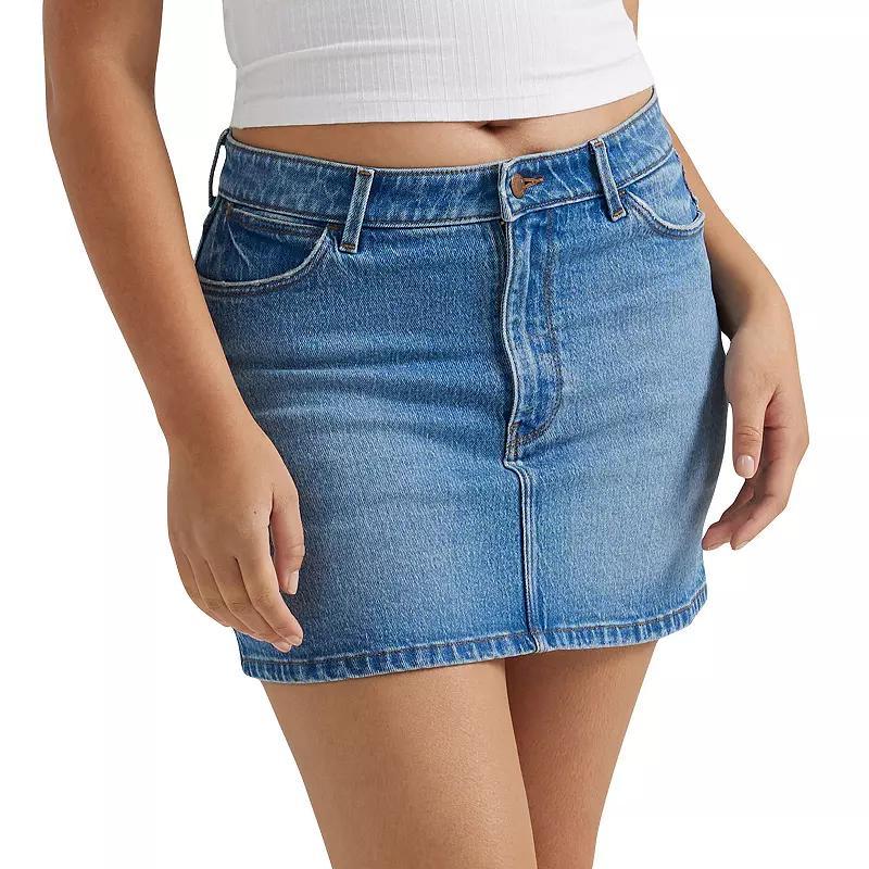 Womens Wrangler Jean Mini-Skirt Product Image