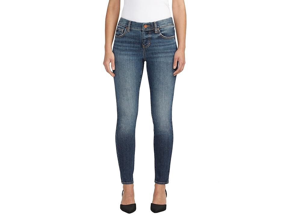 Jag Jeans Petite Maya Mid-Rise Skinny Leg Jeans (Night Flight ) Women's Jeans Product Image