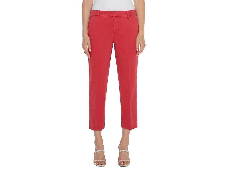 Liverpool Los Angeles Kelsey Straight Crop Pants Product Image