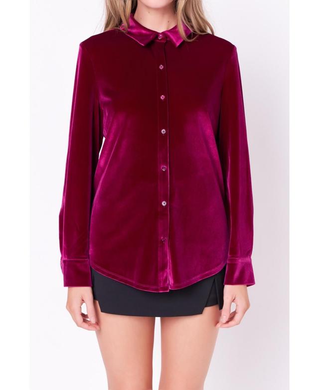 Womens Velvet Classic Shirt Product Image