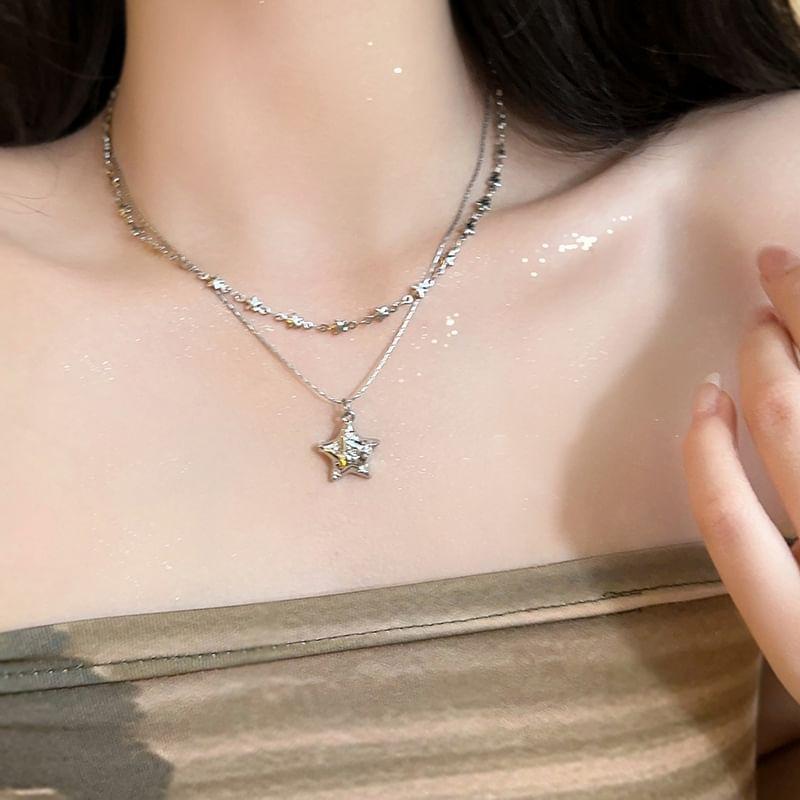 Star Layered Necklace Product Image