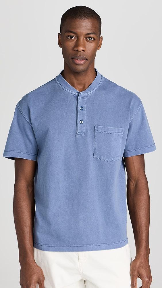 Alex Mill Short Sleeve Heavyweight Jersey Henley | Shopbop Product Image