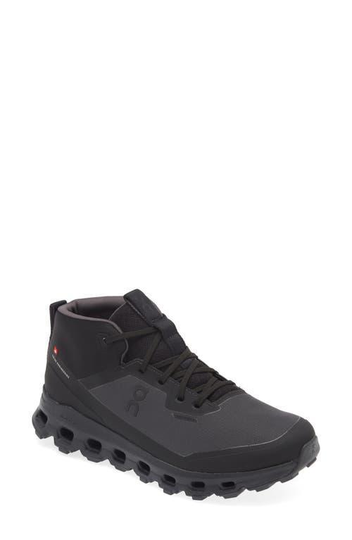 On Women's Cloudroam Waterproof 1 (Black/Eclipse) Women's Shoes Product Image