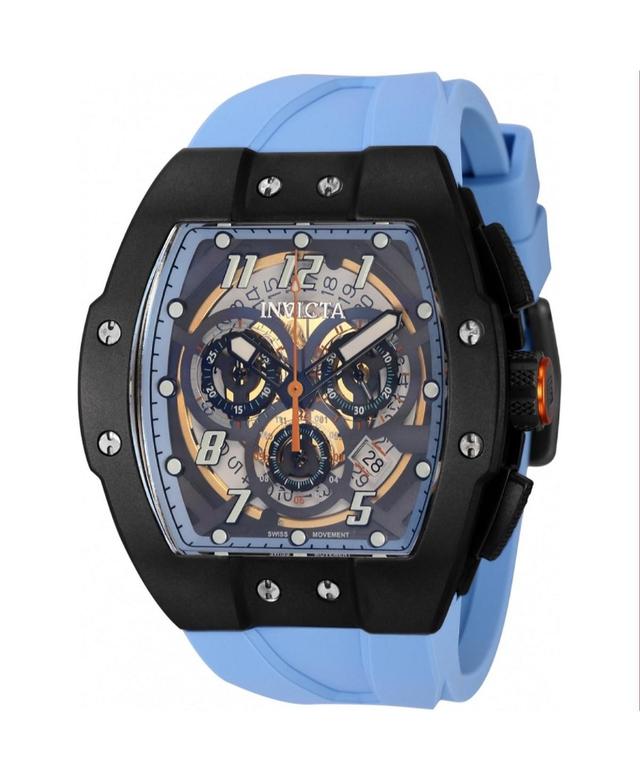 Invicta Mens 44414 Jm Correa Quartz Multifunction Light Blue, Transparent Dial Watch - Blue Product Image