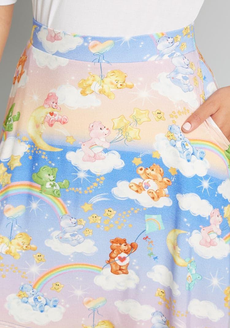 ModCloth X Care Bears Excellence Attained Mini Skirt Product Image