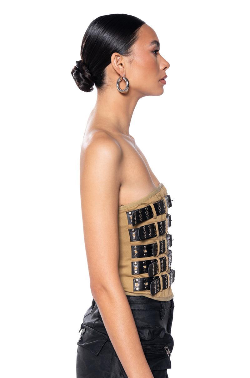 UNWAVERING FAITH BUCKLE TUBE TOP Product Image