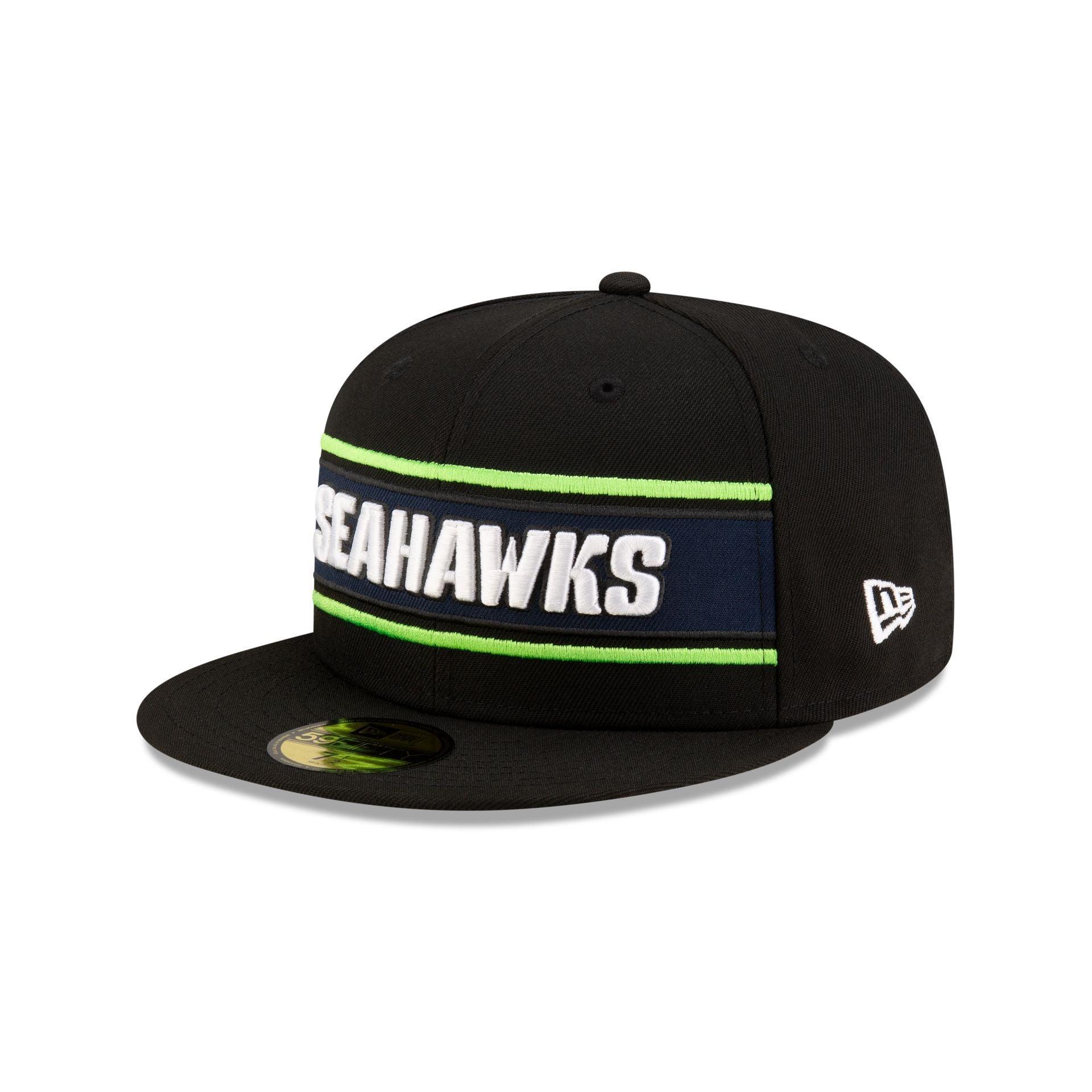 Seattle Seahawks 2024 Sideline Black 59FIFTY Fitted Hat Male Product Image