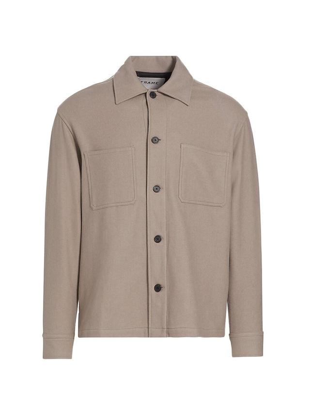 FRAME Virgin Wool Blend Overshirt Product Image