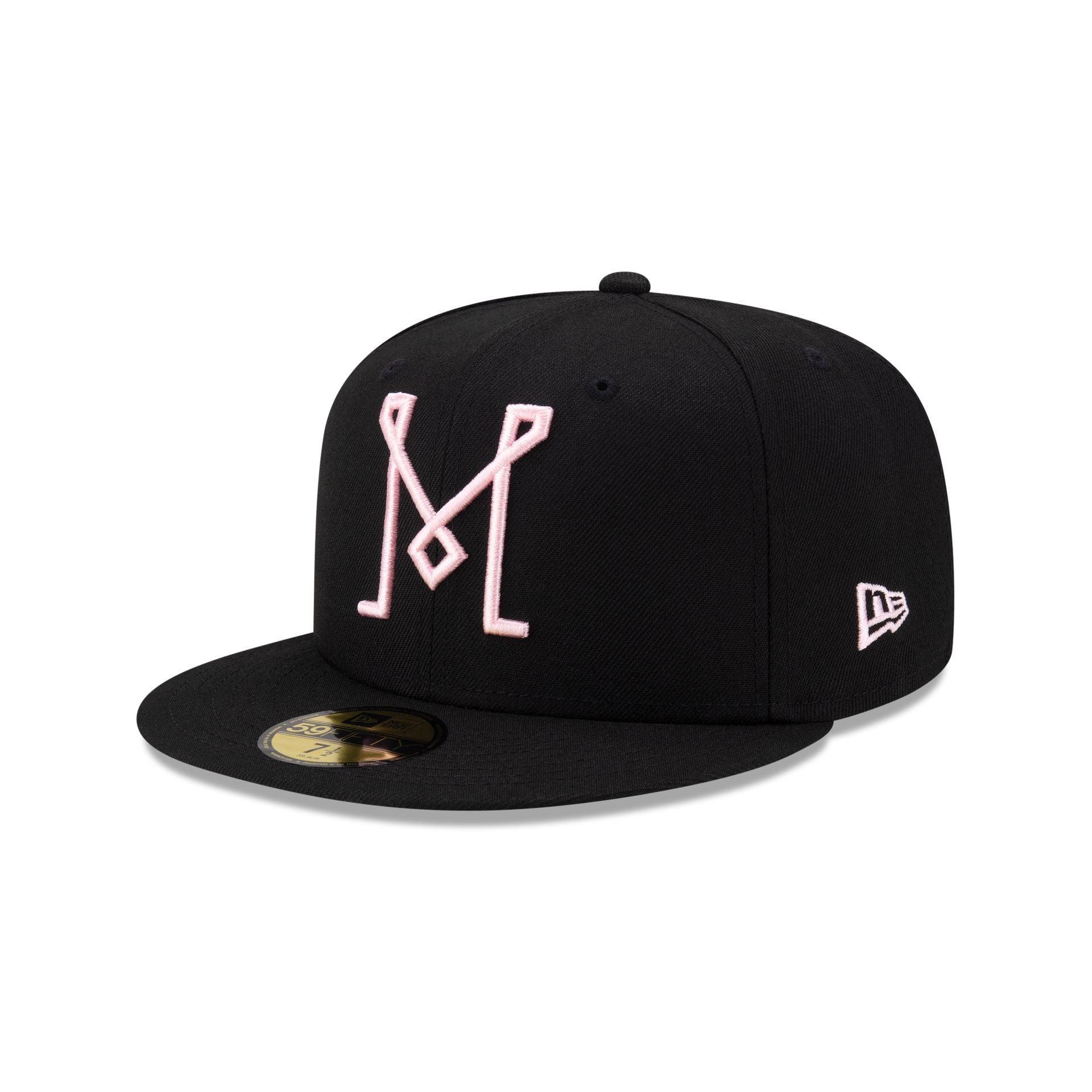 Inter Miami Basic Black 59FIFTY Fitted Hat Male Product Image