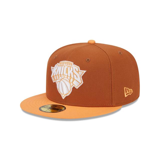 New York Knicks Color Pack Earthy Brown 59FIFTY Fitted Hat Male Product Image