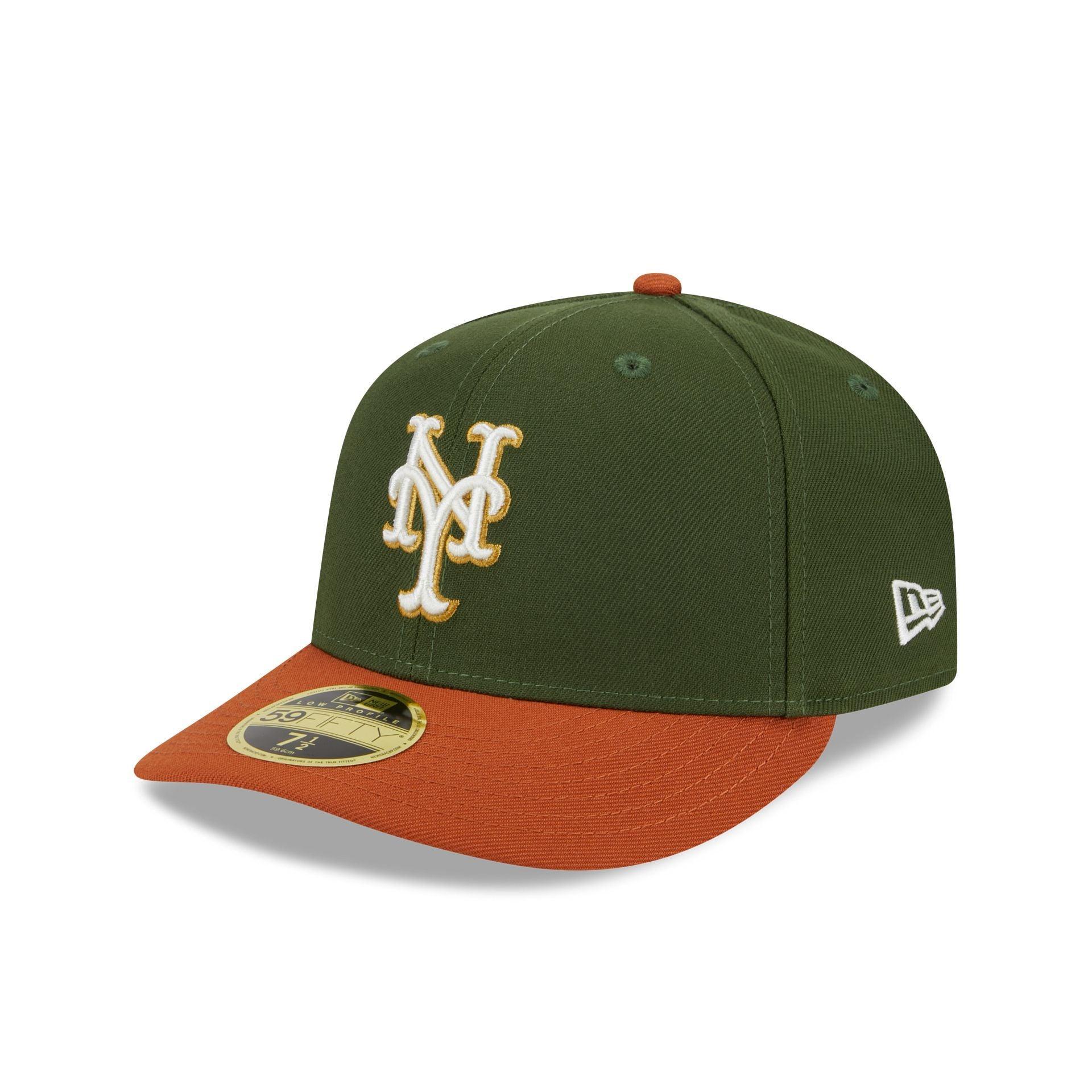 New York Mets Scarlet Low Profile 59FIFTY Fitted Hat Male Product Image