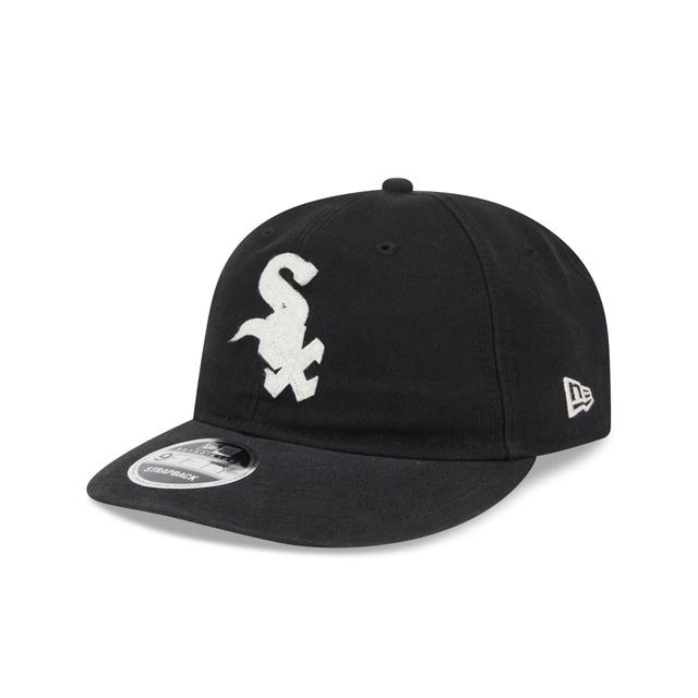 Chicago White Sox Canvas Felt Retro Crown 9FIFTY Adjustable Hat Male Product Image