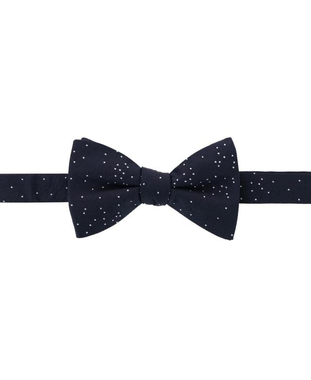 Trafalgar Mens Mystere Metallic Star Light Silk Bow Tie Product Image