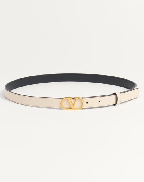 VLOGO SIGNATURE BELT IN SHINY CALFSKIN 20 MM Product Image