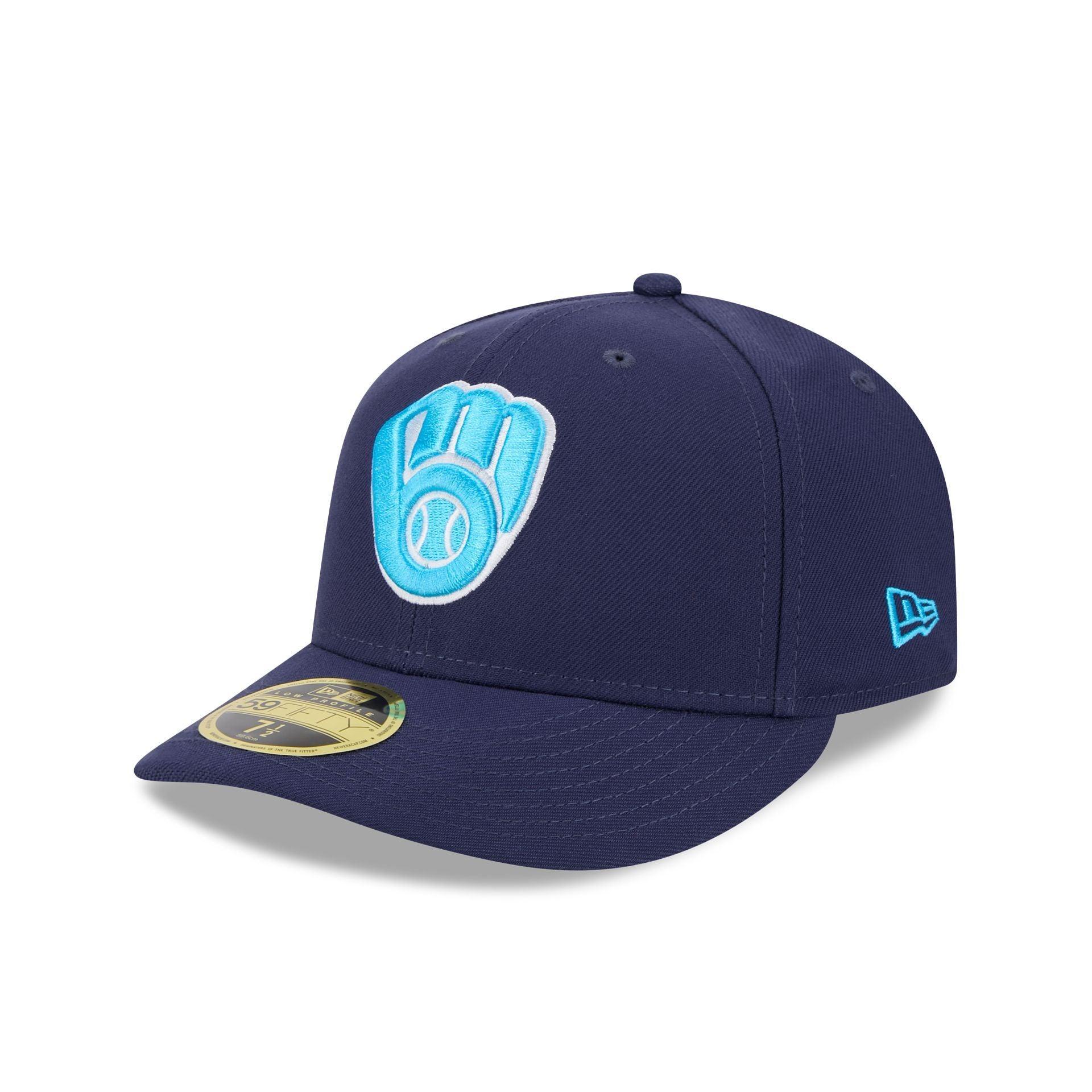 Milwaukee Brewers Father's Day 2024 Low Profile 59FIFTY Fitted Hat Male Product Image