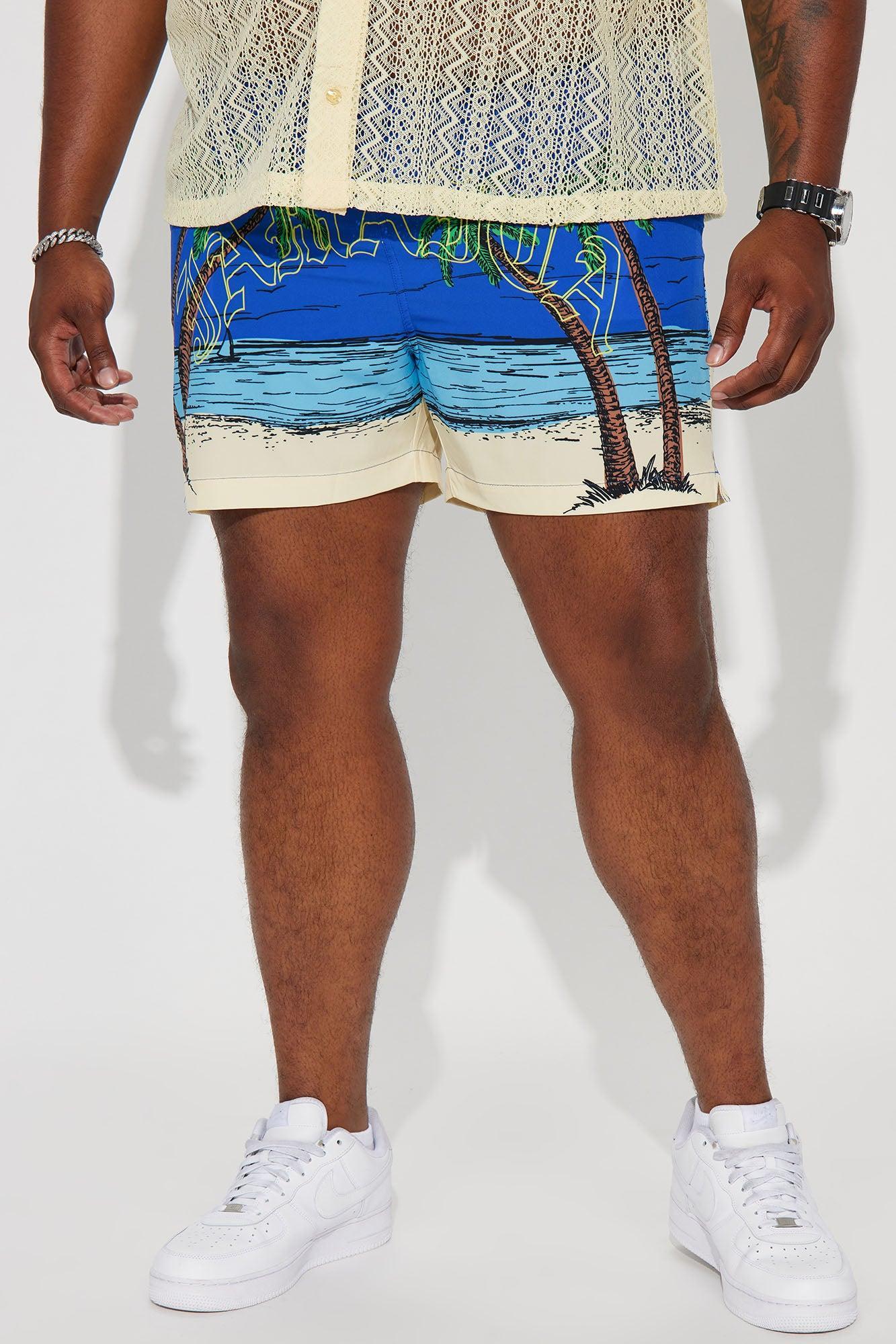 Jamaican Shore Swim Trunk - Blue Product Image