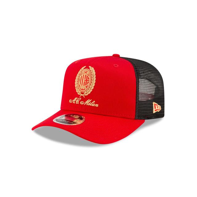 AC Milan Heritage Gold Red 9FIFTY Stretch-Snap Hat Male Product Image