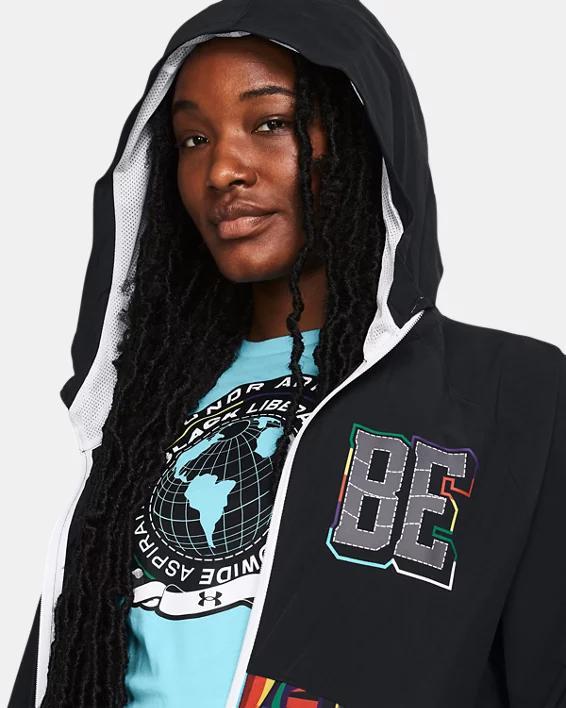 Women's UA Woven Black History Month Cargo Jacket Product Image