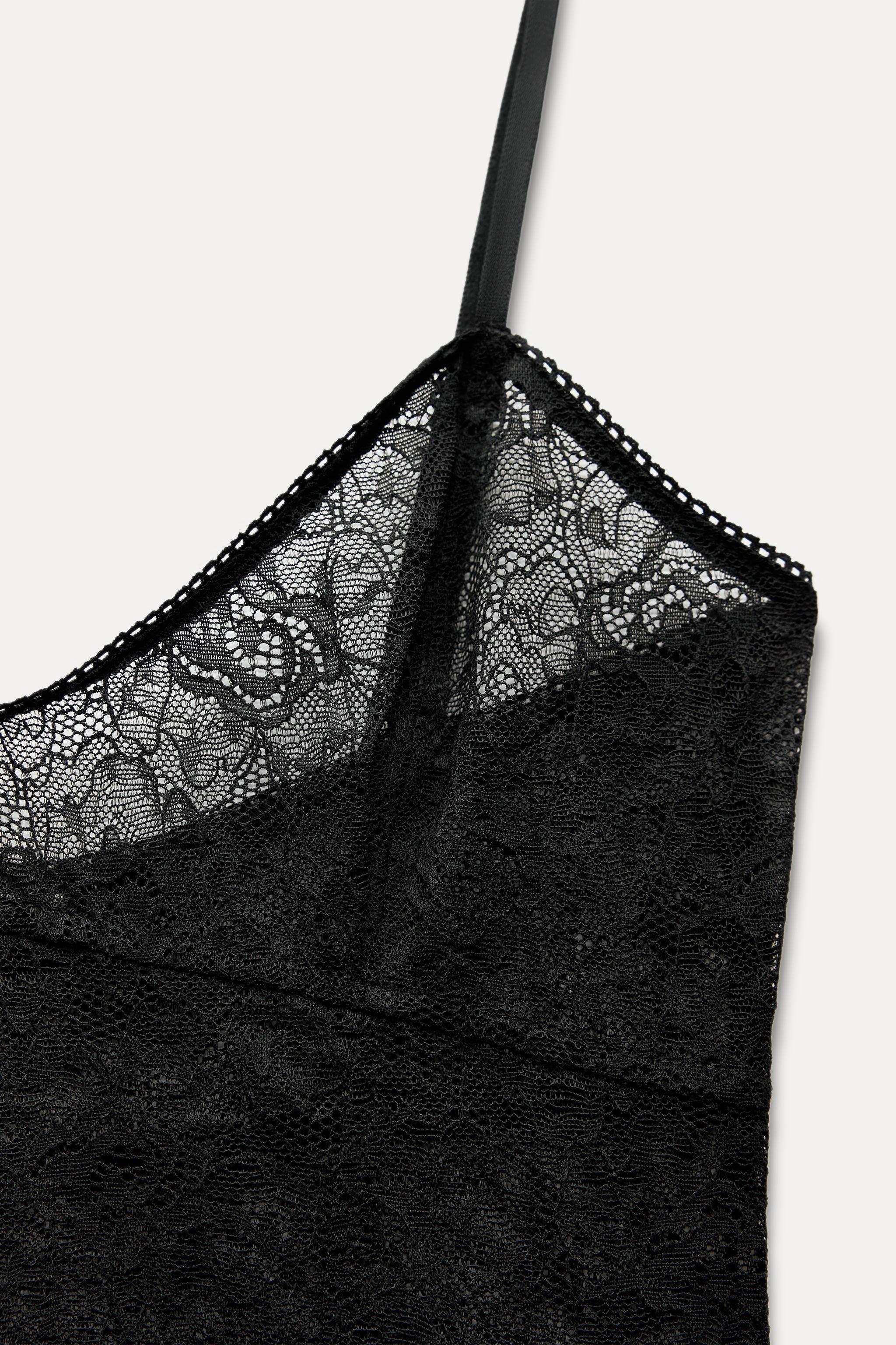 STRAPPY LACE BODYSUIT Product Image