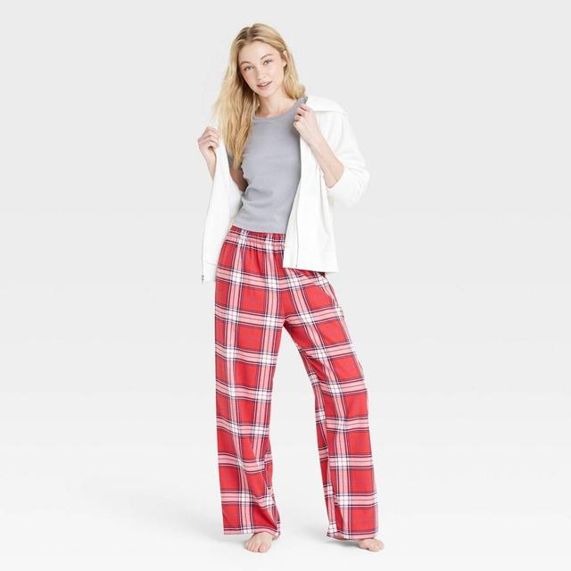 Womens Pajama Pants - Colsie Red XL Product Image