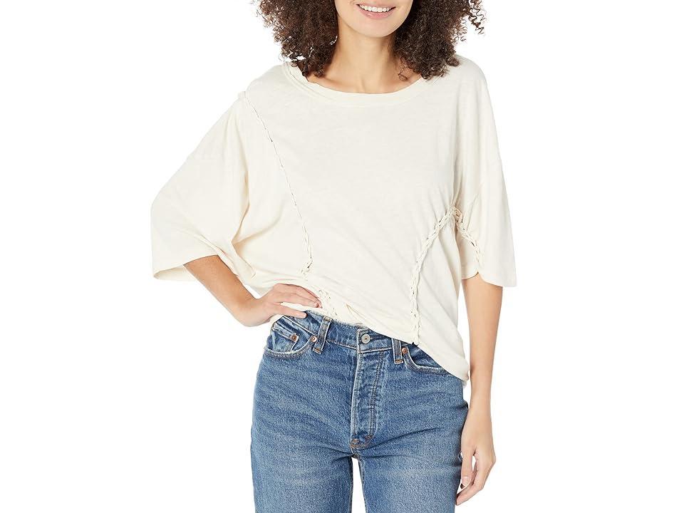 Free People Womens Moonlit Midi Tee - Beige Product Image