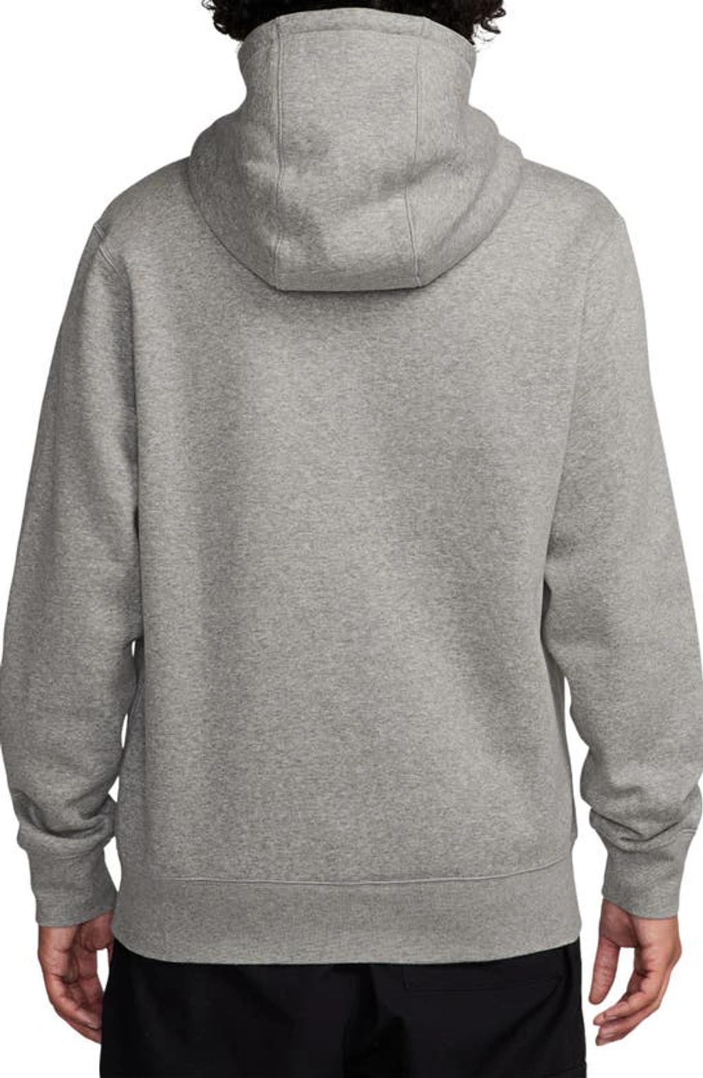 NIKE Men's Club Fleece Pullover Hoodie In Grey Product Image