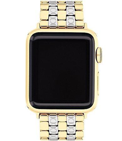 COACH Womens 384041mm Two Tone Stainless Steel Bracelet Strap for Apple Watch Product Image