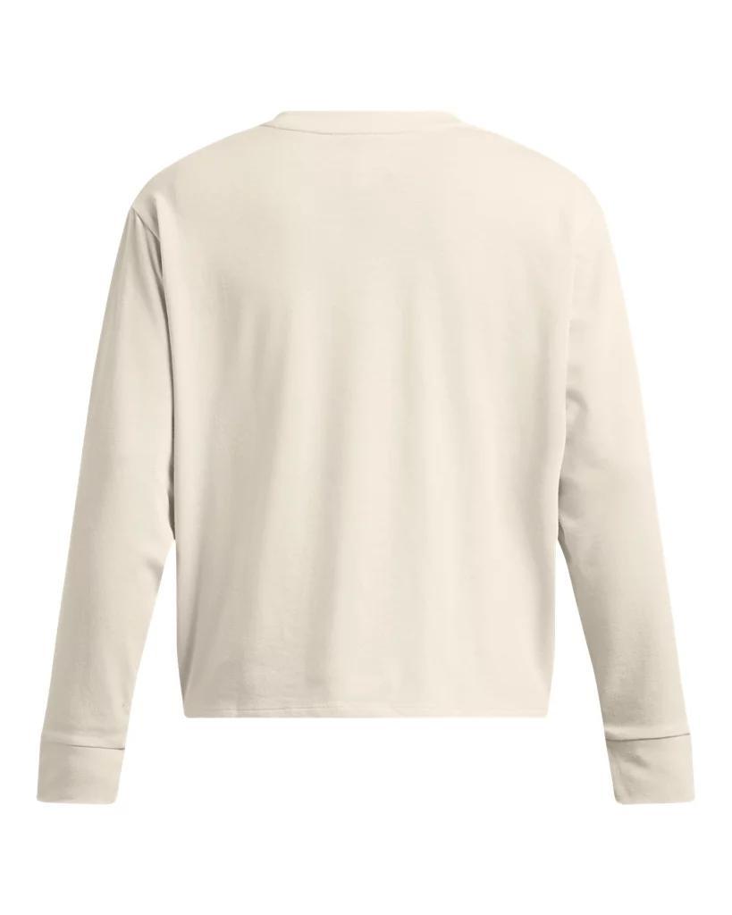 Women's UA Heavyweight Boxy Cropped Long Sleeve Product Image