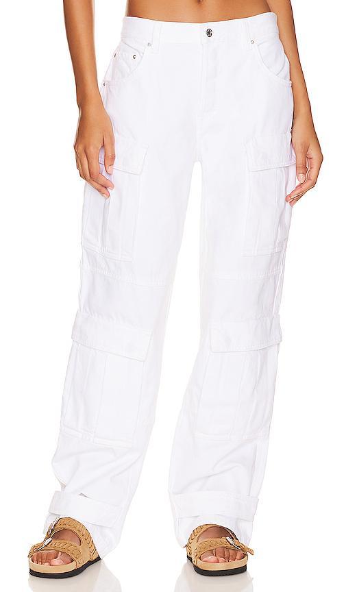 GRLFRND Lex Cargo Jean in Sierra - White. Size 31 (also in 23, 29). Product Image