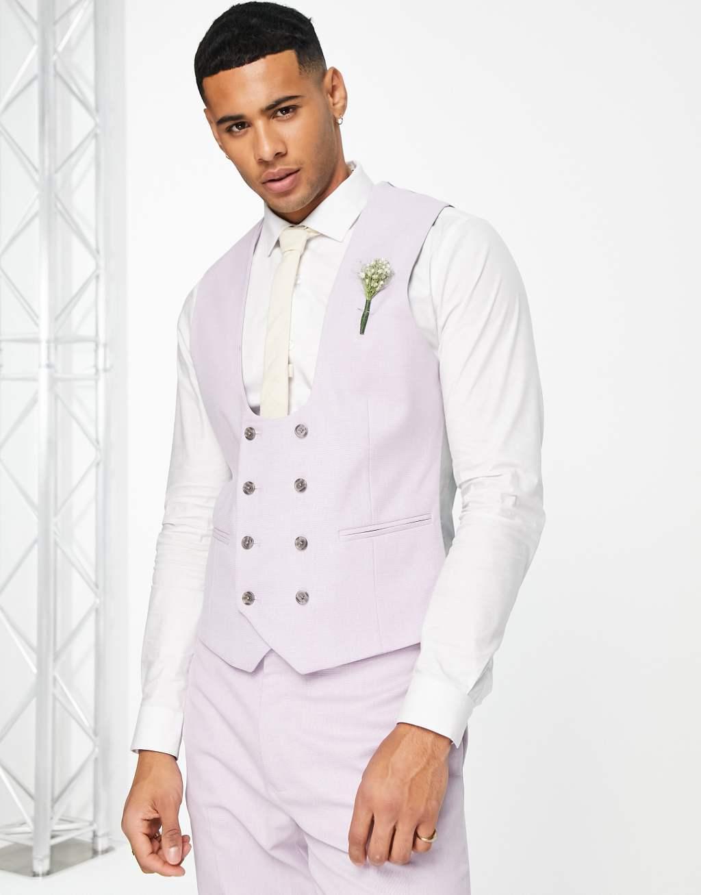 ASOS DESIGN wedding super skinny suit pants Product Image