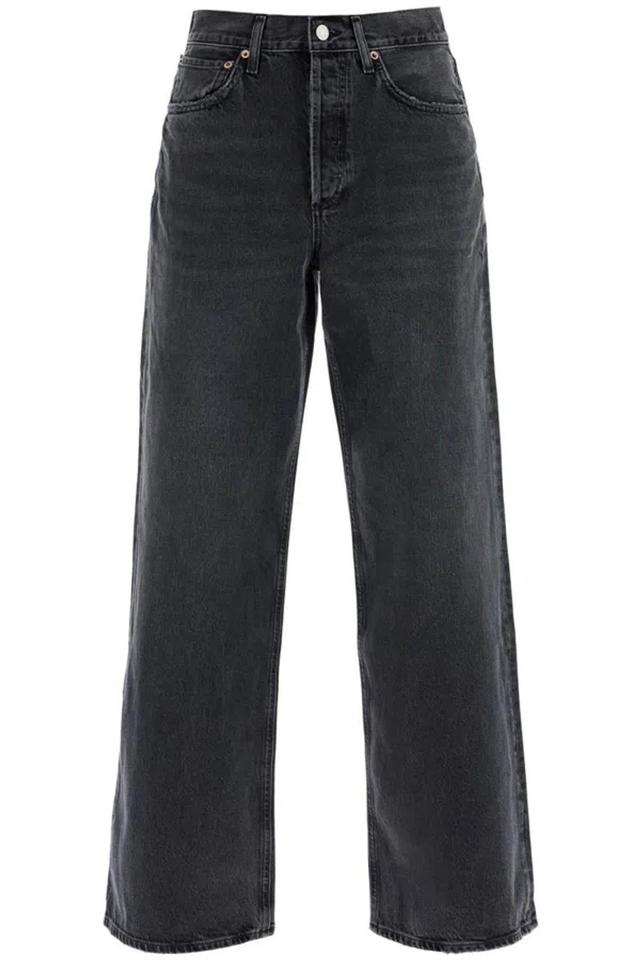 AGOLDE Wide-legged Women's Jeans In Grey Product Image