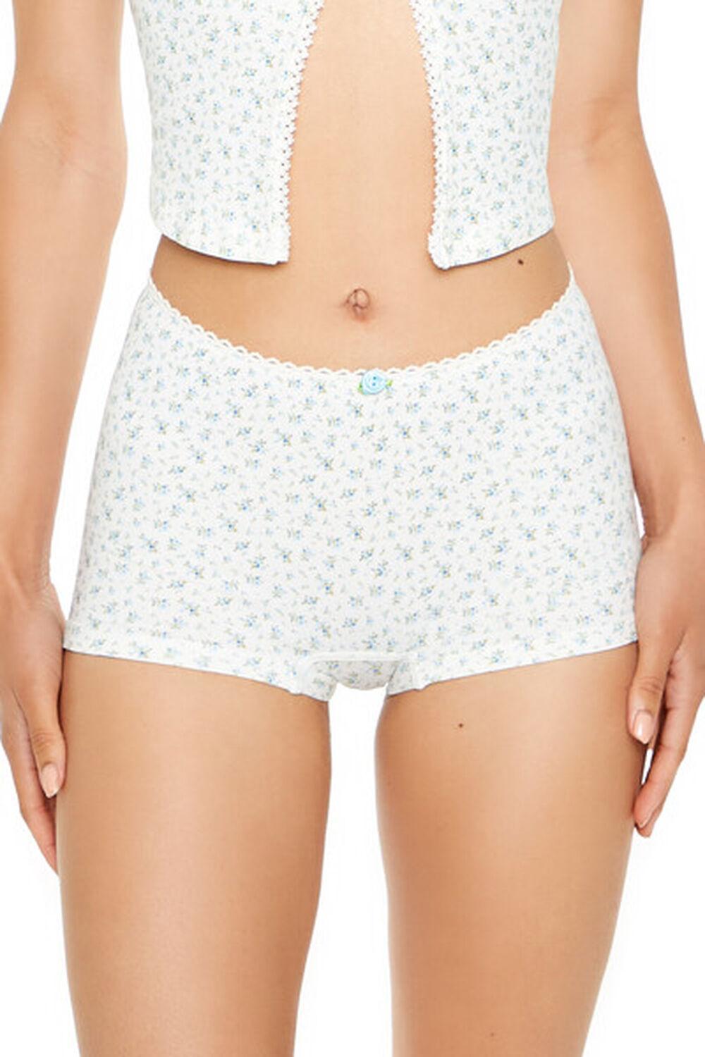 Seamless Floral Shortie Panties | Forever 21 Product Image