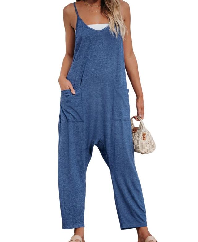 Cupshe Womens Slouchy Strapless Knit Jumpsuit Product Image