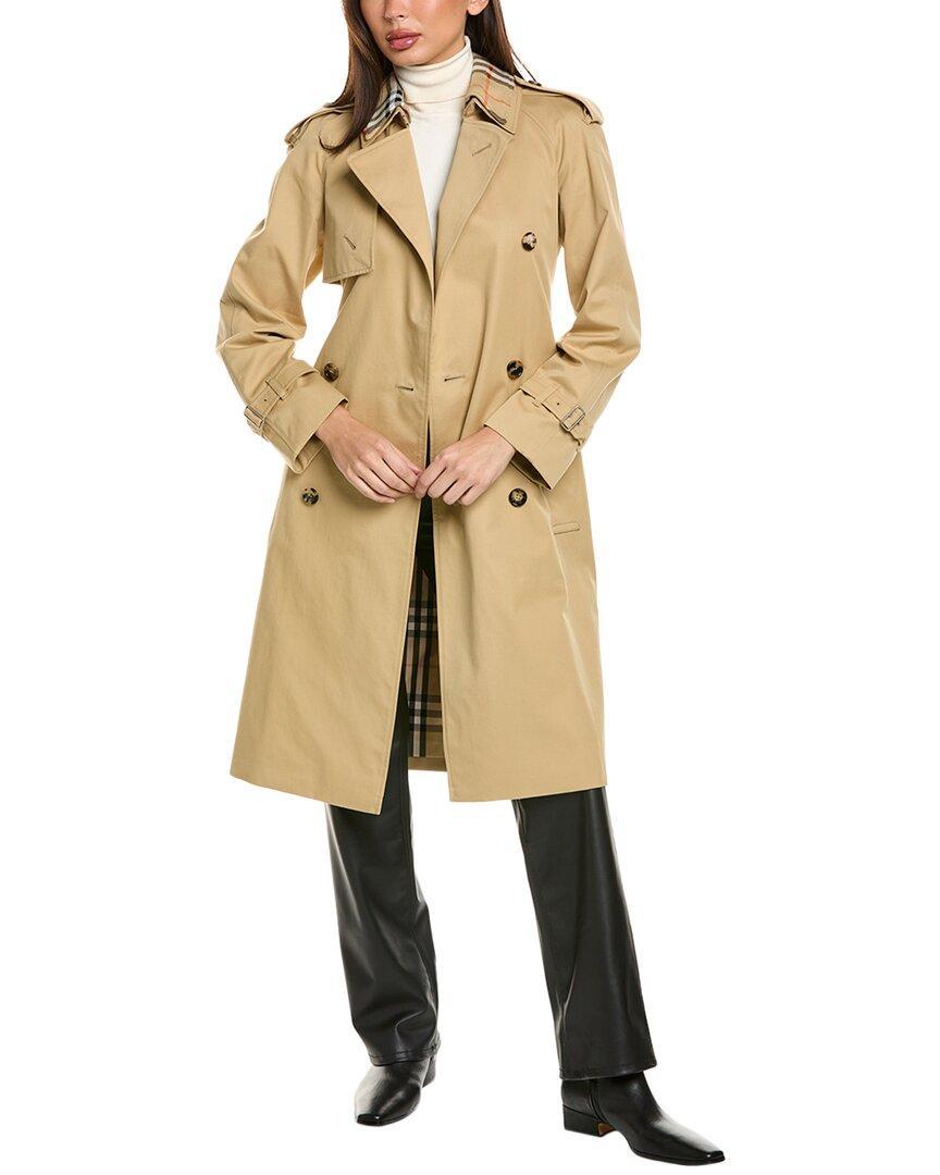 BURBERRY Long Detachable Collar Gabardine Trench C In Multi product image