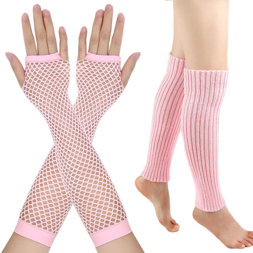 Set:  Fishnet Arm Sleeves + Calf Sleeve Product Image