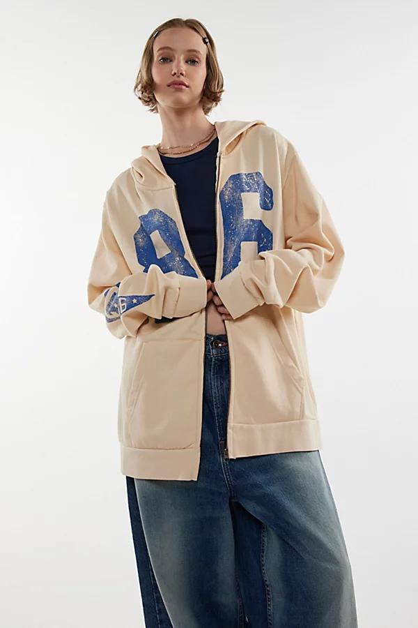 86 Graphic Zip-Up Hoodie Sweatshirt Womens at Urban Outfitters Product Image