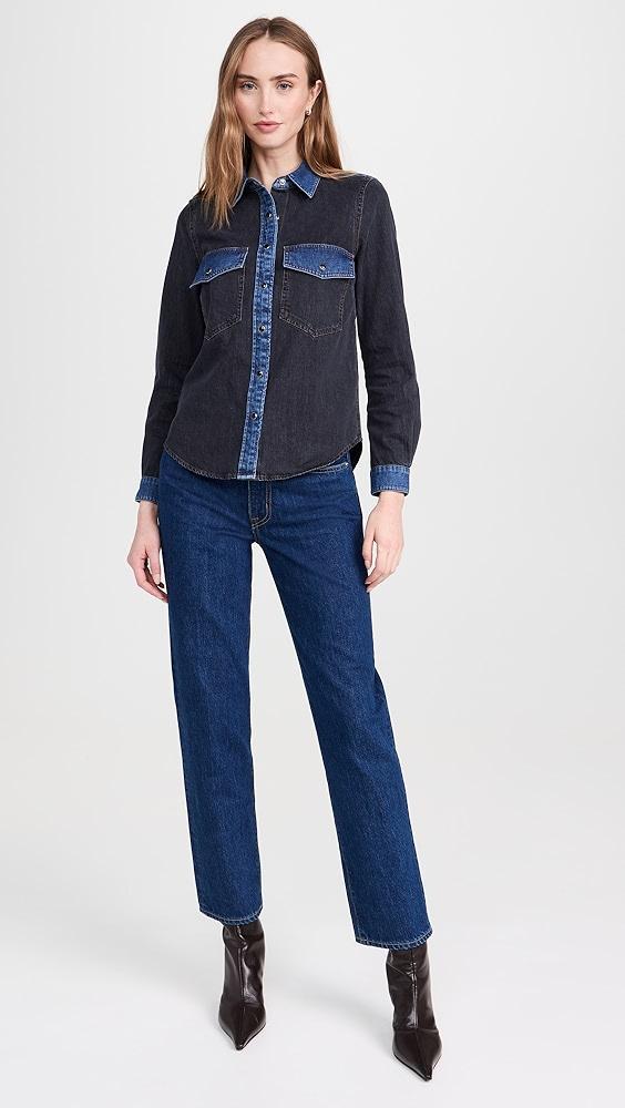 Veronica Beard Jean Noah Colorblock Shirt | Shopbop Product Image