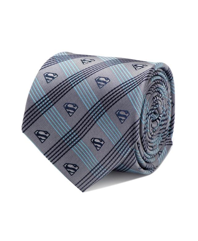 Dc Comics Superman Plaid Mens Tie Product Image