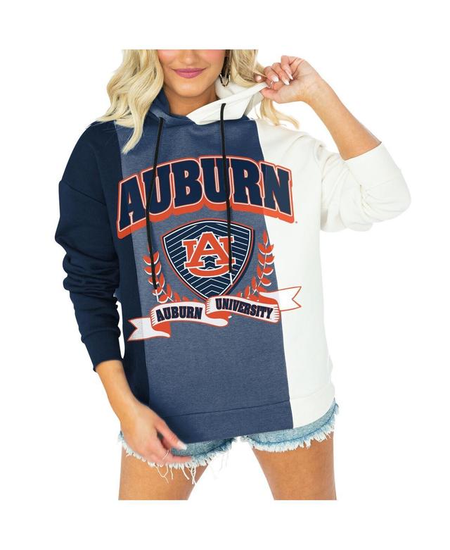 Womens Gameday Couture Navy Auburn Tigers Hall of Fame Colorblock Pullover Hoodie Product Image