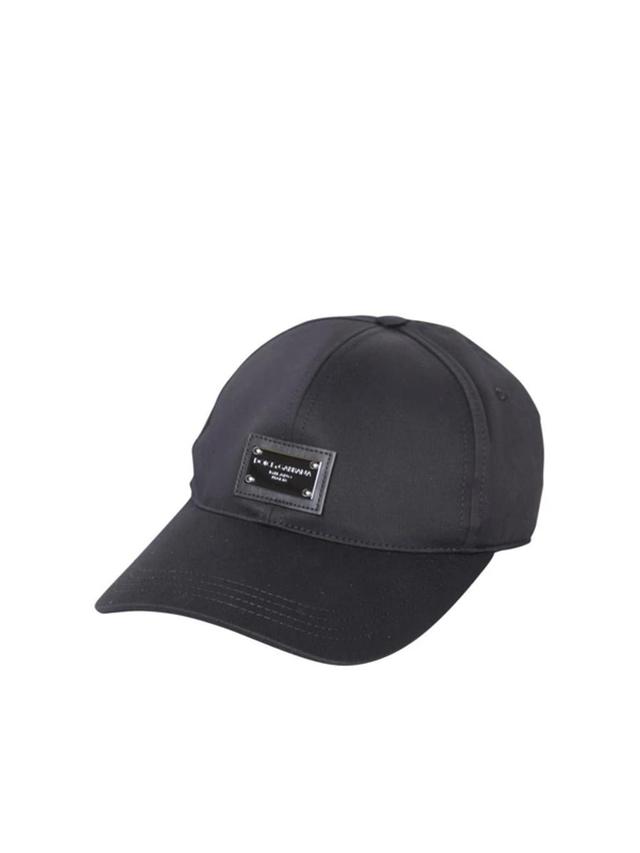 Logo-plaque Baseball Cap In Black Product Image