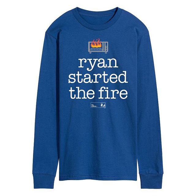 Mens The Office Ryan Fire Long Sleeve Tee Product Image