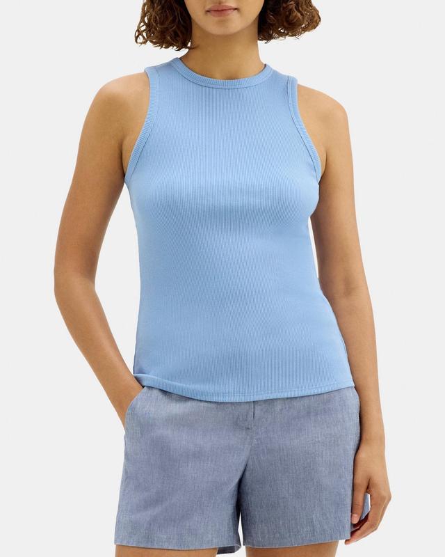 Fitted Tank in Ribbed Modal Cotton Product Image