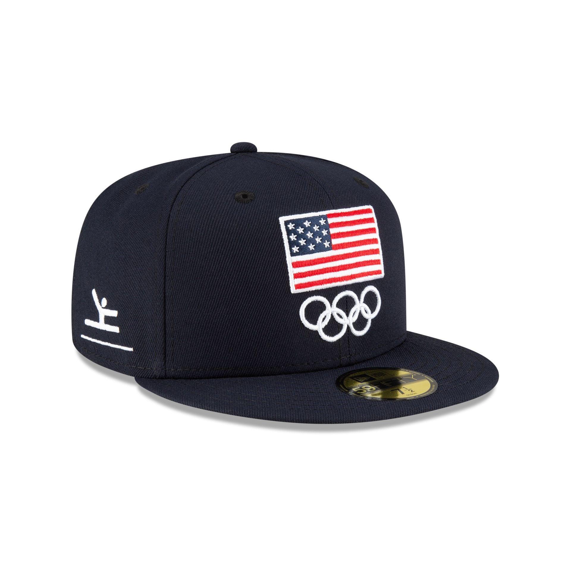 Team USA Gymnastics Navy 59FIFTY Fitted Hat Male Product Image