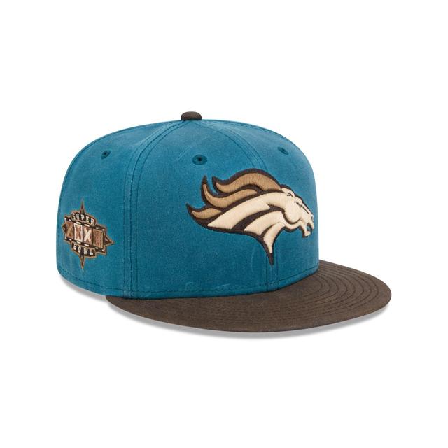 Denver Broncos Indigo 59FIFTY Fitted Hat Male Product Image