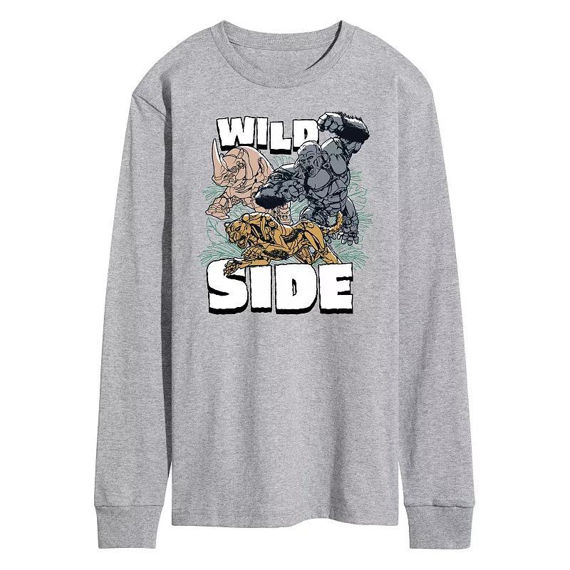 Mens Transformers Wild Side Long Sleeve Graphic Tee Product Image