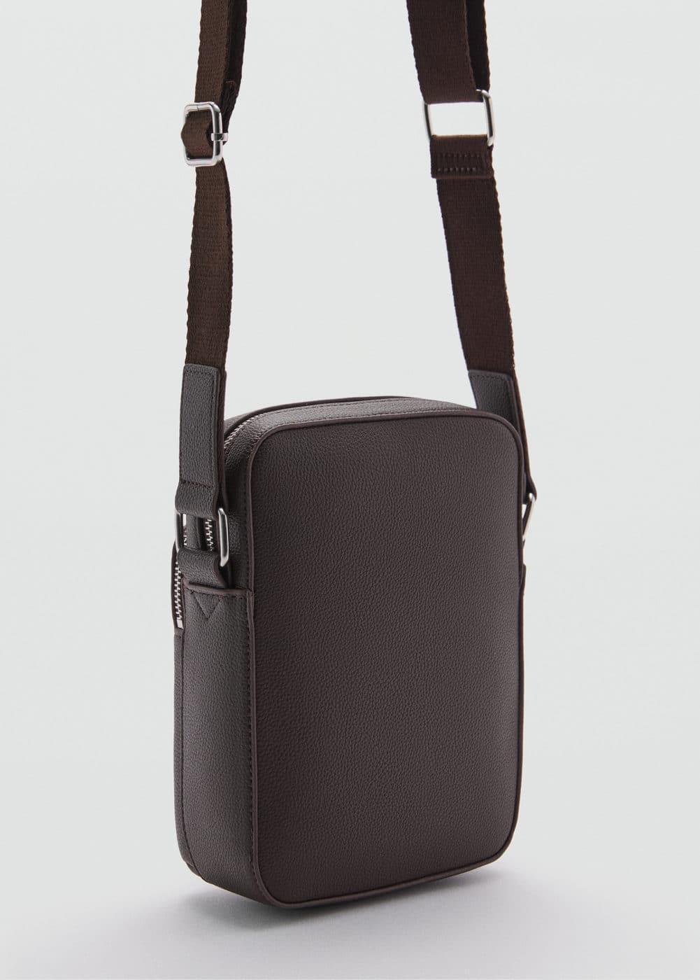 MANGO MAN - Leather-effect shoulder bag - One size - Men Product Image