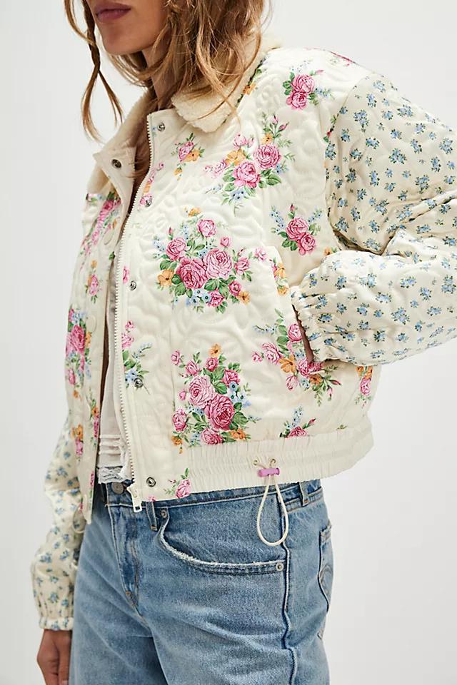 For Love & Lemons Marlee Cropped Puffer Product Image