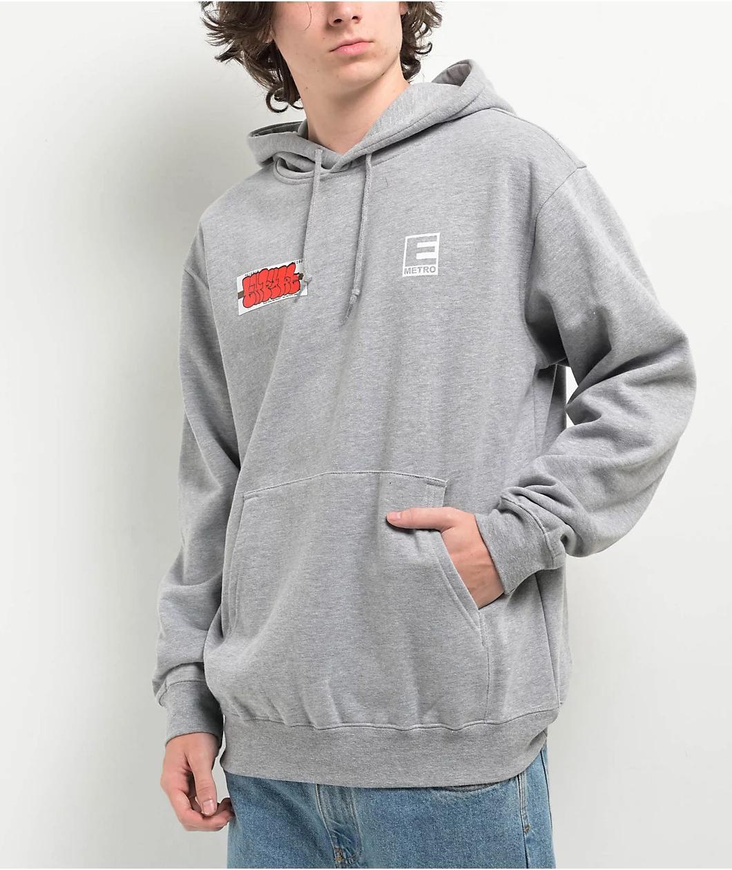 Empyre Metro Zoomin Grey Hoodie Product Image