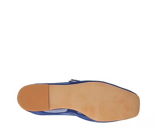 Coconuts Womens Tribeca Mesh Square-Toe Mary Jane Ballet Flat. Product Image