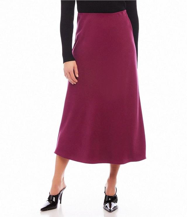 Karen Kane Bias Twill Midi Skirt Product Image